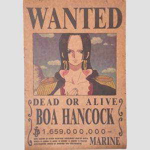 Affiche murale One Piece – Avis de recherche Boa Hancock