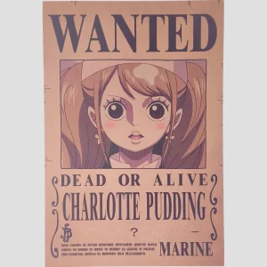 Affiche murale One Piece – Avis de recherche Charlotte Pudding