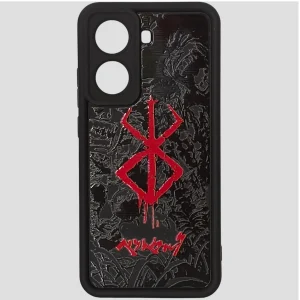 Coque Poco X7 Pro Berserk avec symbole rouge emblématique