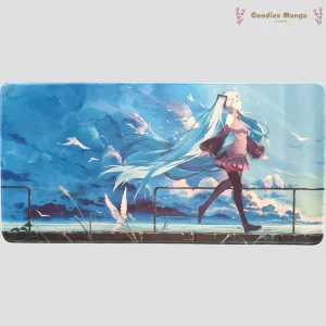 Tapis de souris Hatsune Miku – Marche Détendue & Colombes – Vocaloid