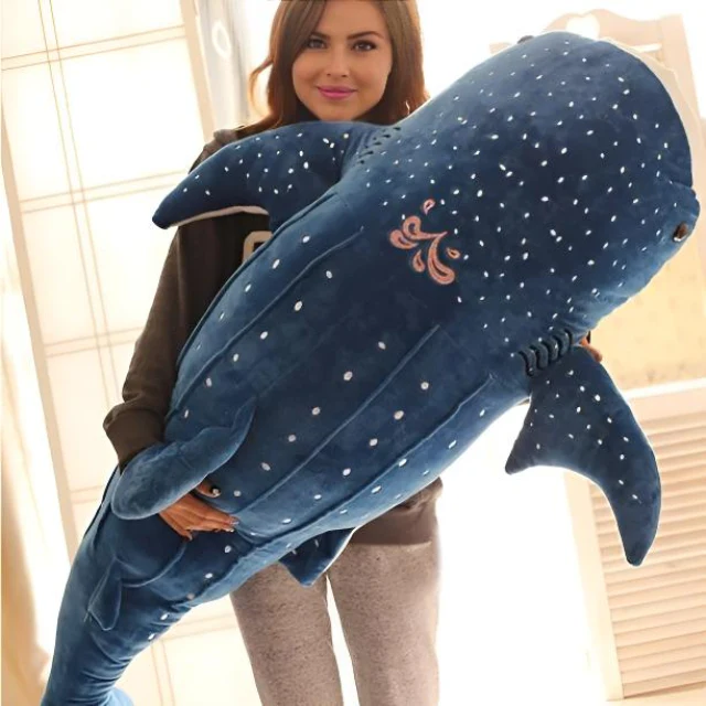 Jouet baleine bleue en peluche géante originale – Image 4