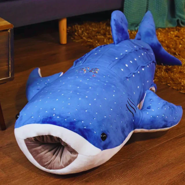 Jouet baleine bleue en peluche géante originale – Image 3